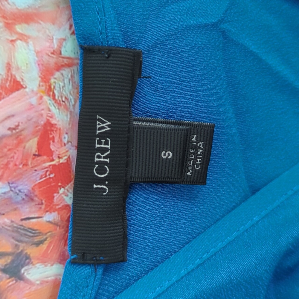 Blue Silk Tank - Picture 2 of 3